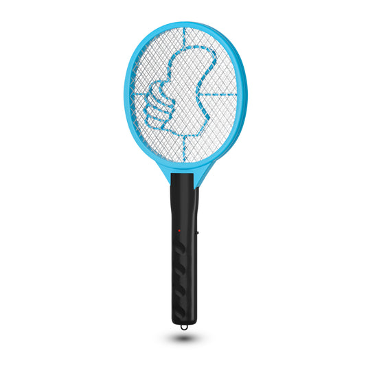 Portable Fly Swatter Mosquito Killer Flying Insect Control Bug Zapper, MB-01A