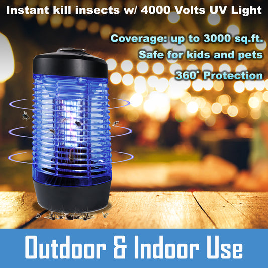 MK-056 Series 9W Light Tube Electric Bug Zapper/Pest Repeller with U-Shape Use Indoor & Outdoor